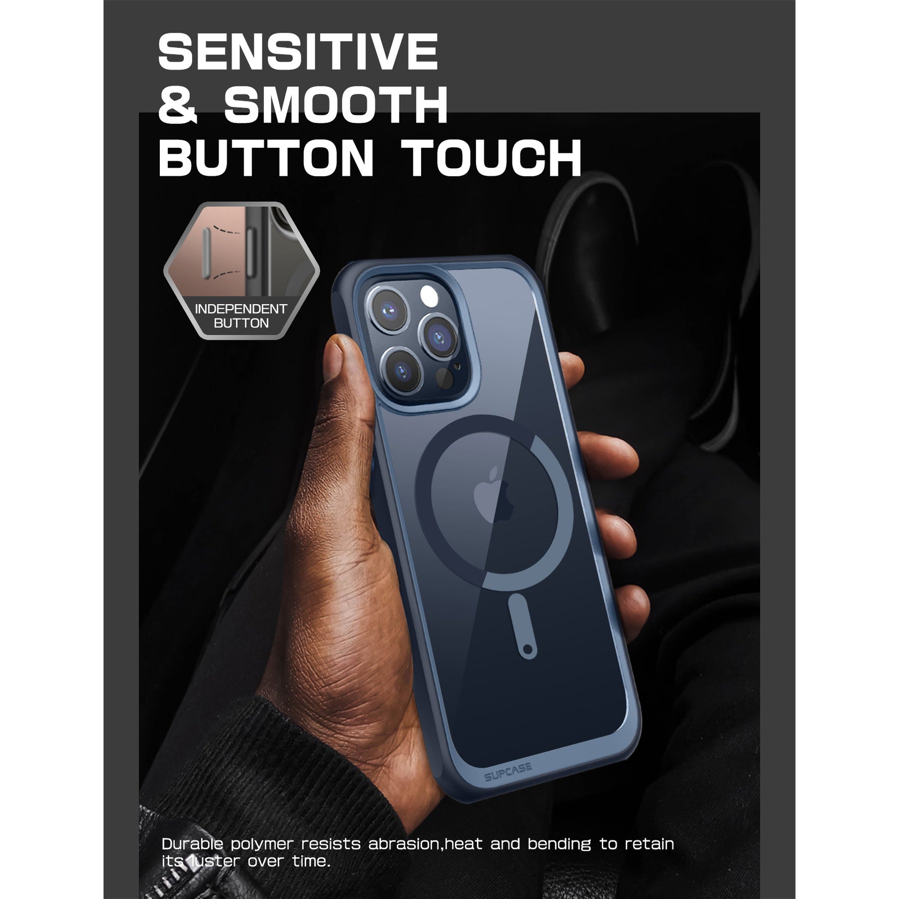 SUPCASE | iPhone 15 Pro Max (2023) | UB MAG Clear Bumper Case