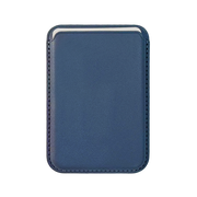 Leather MagSafe Wallet-Dark Blue