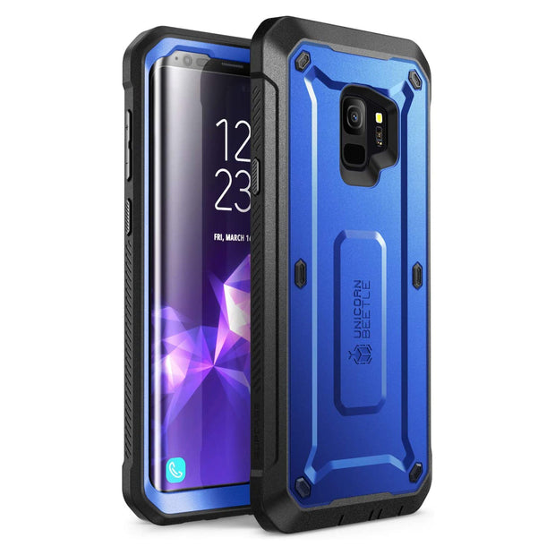 Galaxy S9 Unicorn Beetle Pro Full Body Rugged Holster Case(open box)-Dark Blue