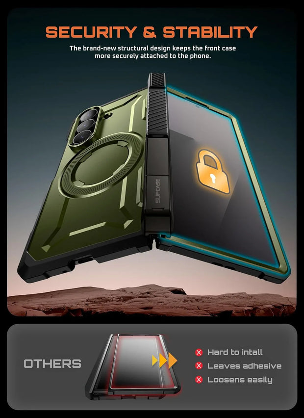 Galaxy Z Fold7 UB Grip MagSafe Case - Dark Green