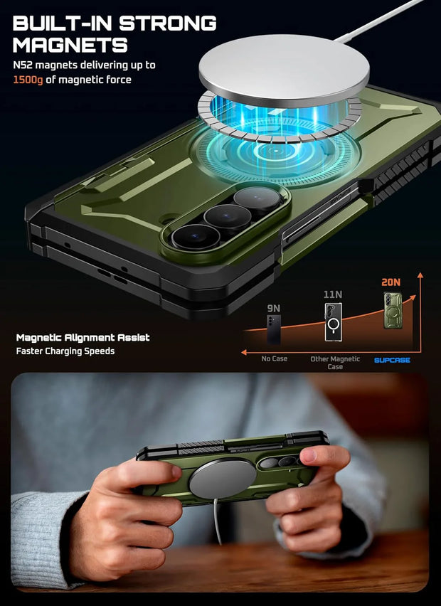 Galaxy Z Fold7 UB Grip MagSafe Case - Dark Green