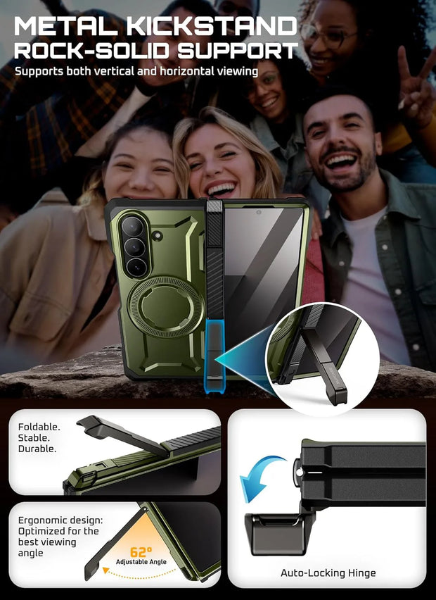 Galaxy Z Fold7 UB Grip MagSafe Case - Dark Green