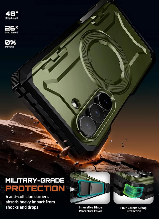 Galaxy Z Fold7 UB Grip MagSafe Case - Dark Green