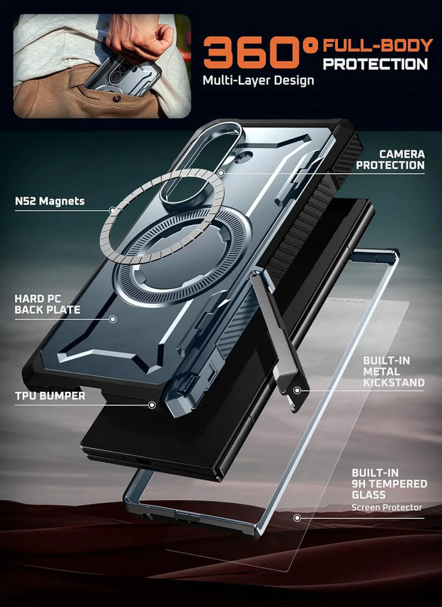 Galaxy Z Fold7 UB Grip MagSafe Case - Tilt