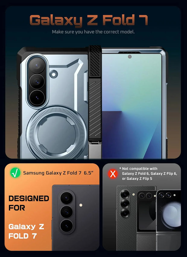 Galaxy Z Fold7 UB Grip MagSafe Case - Tilt