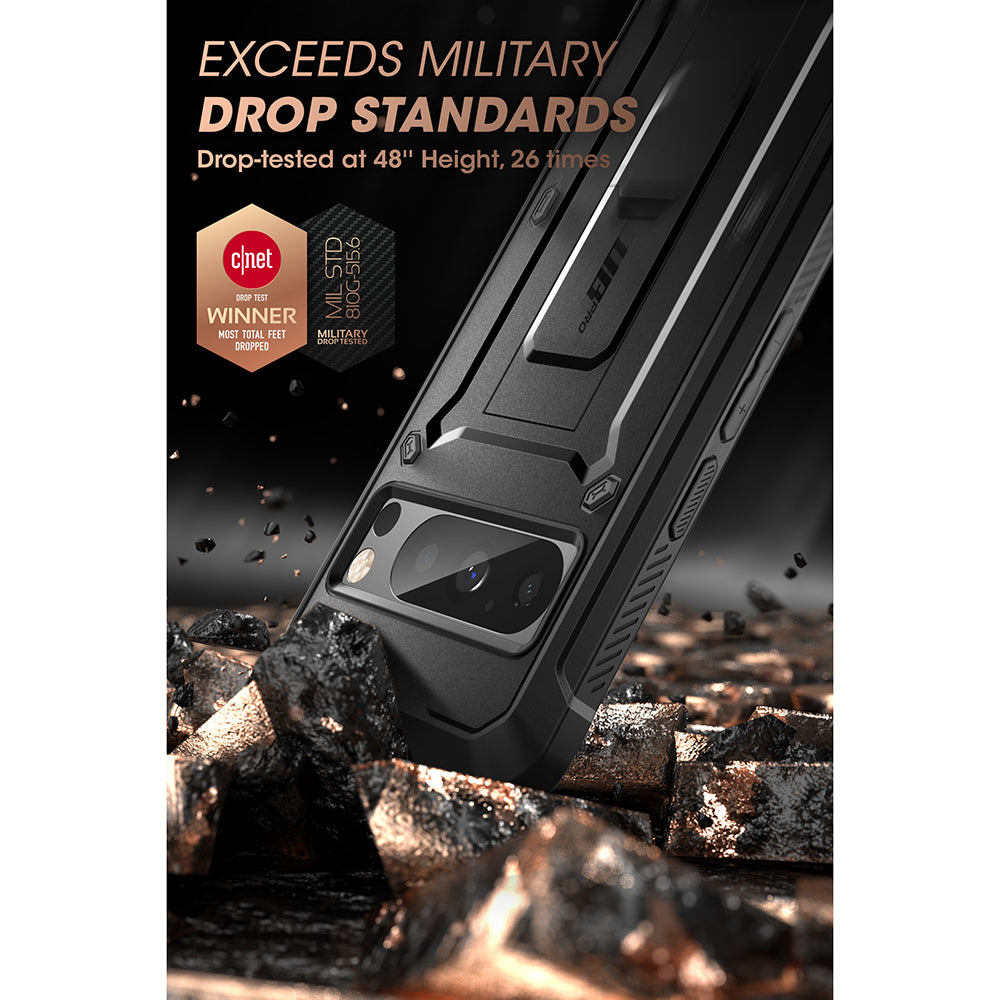 Funda Protectora SUPCASE UB Pro Para Google Pixel 8 Pro - Incluye Protector De Pantalla, Bumper Y Soporte