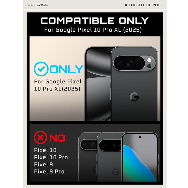 Google Pixel 10 Pro XL Unicorn Beetle PRO Rugged Phone Case-Black