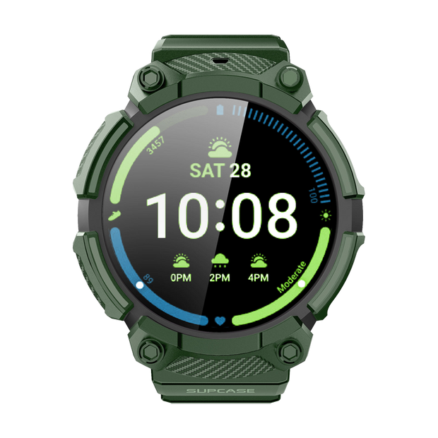 Galaxy Watch5 Pro 45mm Unicorn Beetle PRO Wristband Case(open box)-Dark Green