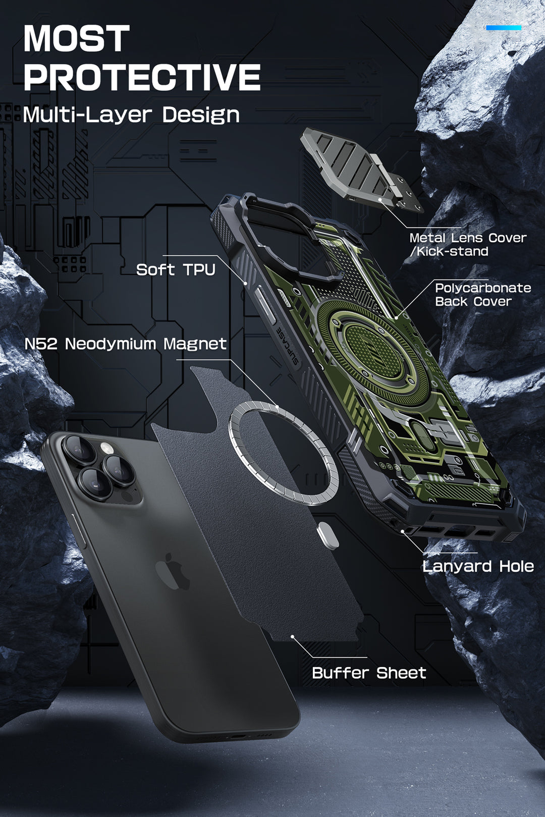 iPhone15 256GB 本体&カバー iPhone 15 Series Case Ultra Hybrid Zero One (MagFit