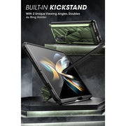 Galaxy Z Fold5 Unicorn Beetle Kickstand Case with Screen Protector-Dark Green