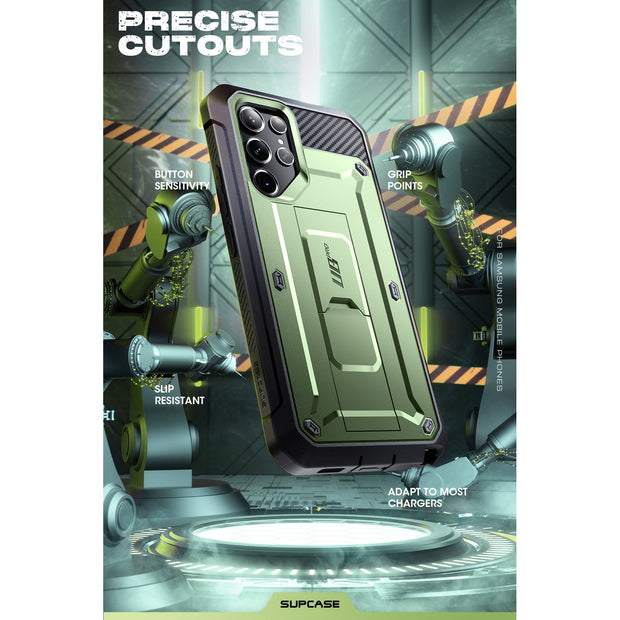 Galaxy S23 Ultra Unicorn Beetle PRO Screen Protector Case(Open-Box) -Dark Green