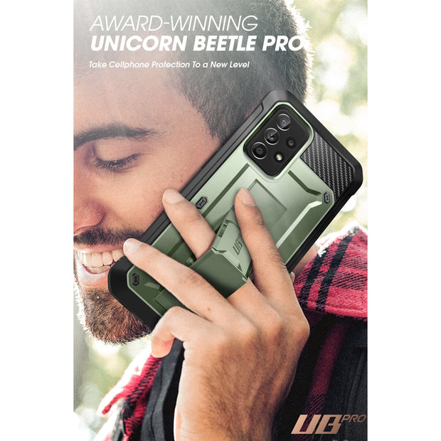 Galaxy A53 Unicorn Beetle PRO Rugged Holster Case(open box)-Dark Green