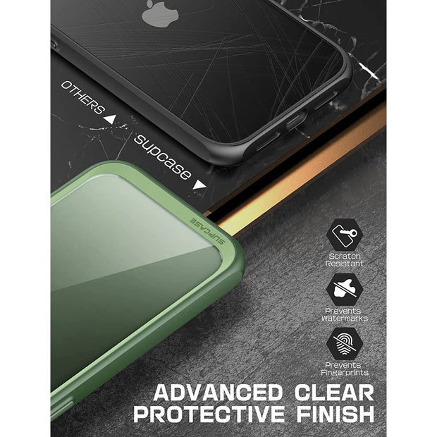 iPhone 13 Pro Max 6.7 inch Unicorn Beetle Style Slim Clear Case(open box)-Green