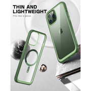 iPhone 13 Pro 6.1 inch Unicorn Beetle MAG Slim Clear MagSafe Case(open box)-Green