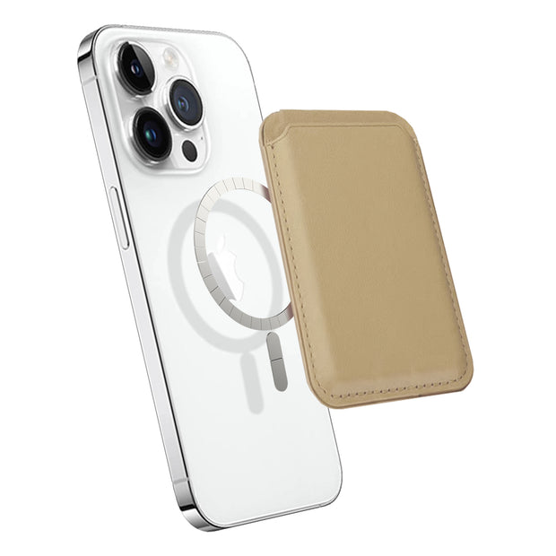 Leather MagSafe Wallet - Gold | SUPCASE