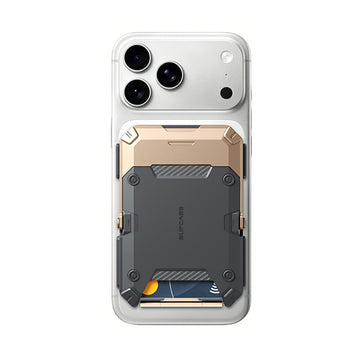 MagFlip Magnetic Wallet with Stand-Gold