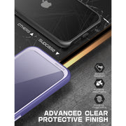 iPhone 13 6.1 inch Unicorn Beetle Style Slim Clear Case-Deep Purple