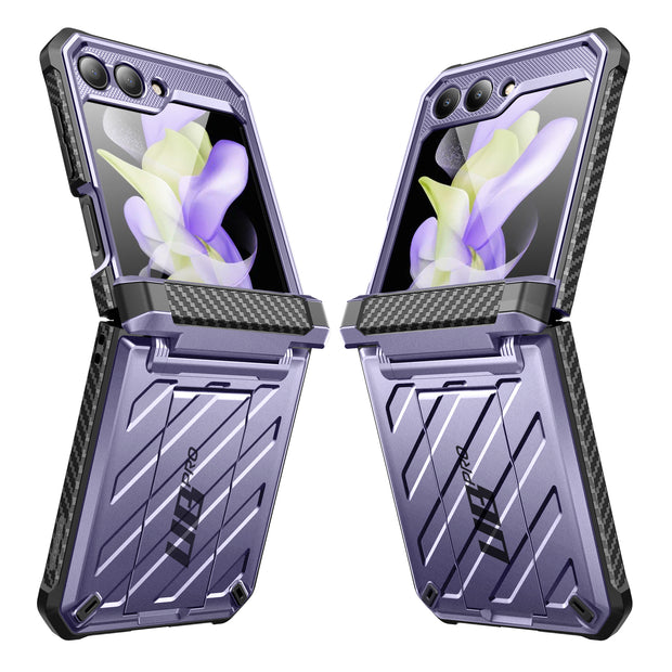 Galaxy Z Flip5 Unicorn Beetle PRO Rugged Case with Belt Clip-Metallic Purple