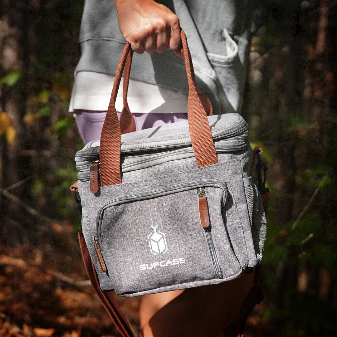 Official Limited Edition SUPCASE Insulated Lunch Bag - Gray | SUPCASE