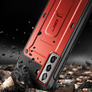 Galaxy S21 Unicorn Beetle Pro Rugged Case-Metallic Red