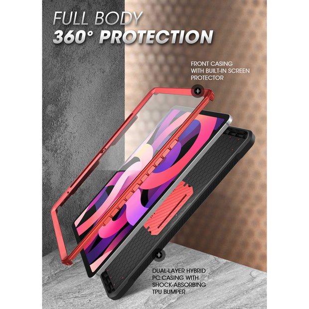 iPad 10.9" 2022 Unicorn Beetle PRO Rugged Kickstand Case(open box)-Metallic Red