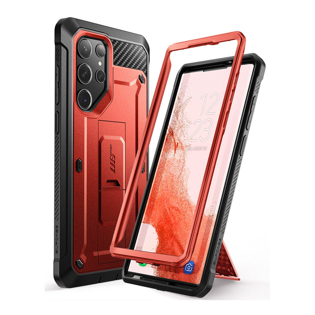 Galaxy S23 Ultra Unicorn Beetle PRO Rugged Case(open box)-Metallic Red