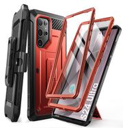 Galaxy S24 Ultra Unicorn Beetle PRO Rugged Case-Metallic Red