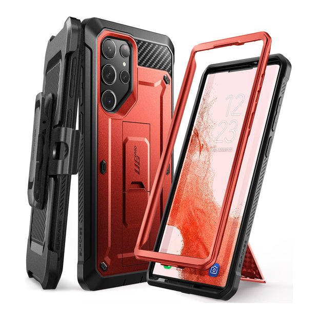 Galaxy S23 Ultra Unicorn Beetle PRO Rugged Case(open box)-Metallic Red