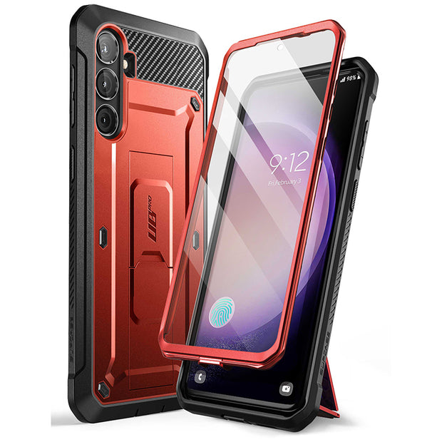 Galaxy S23 FE Unicorn Beetle PRO Rugged Phone Case-Metallic Red