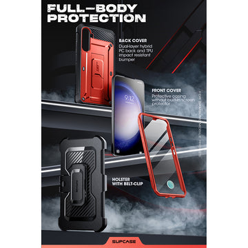 Galaxy S23 FE Unicorn Beetle PRO Rugged Phone Case-Metallic Red Galaxy S23 FE Unicorn Beetle PRO Rugged Phone Case-Metallic Red