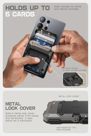 MagFlip Magnetic Wallet with iPhone/Samsung Compatible - Carbon