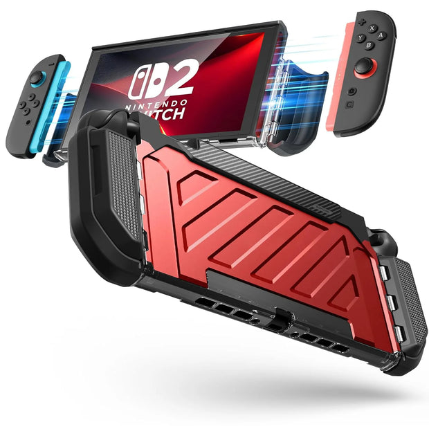 Nintendo Switch 2 Unicorn Beetle PRO Gaming Case-Metallic Red
