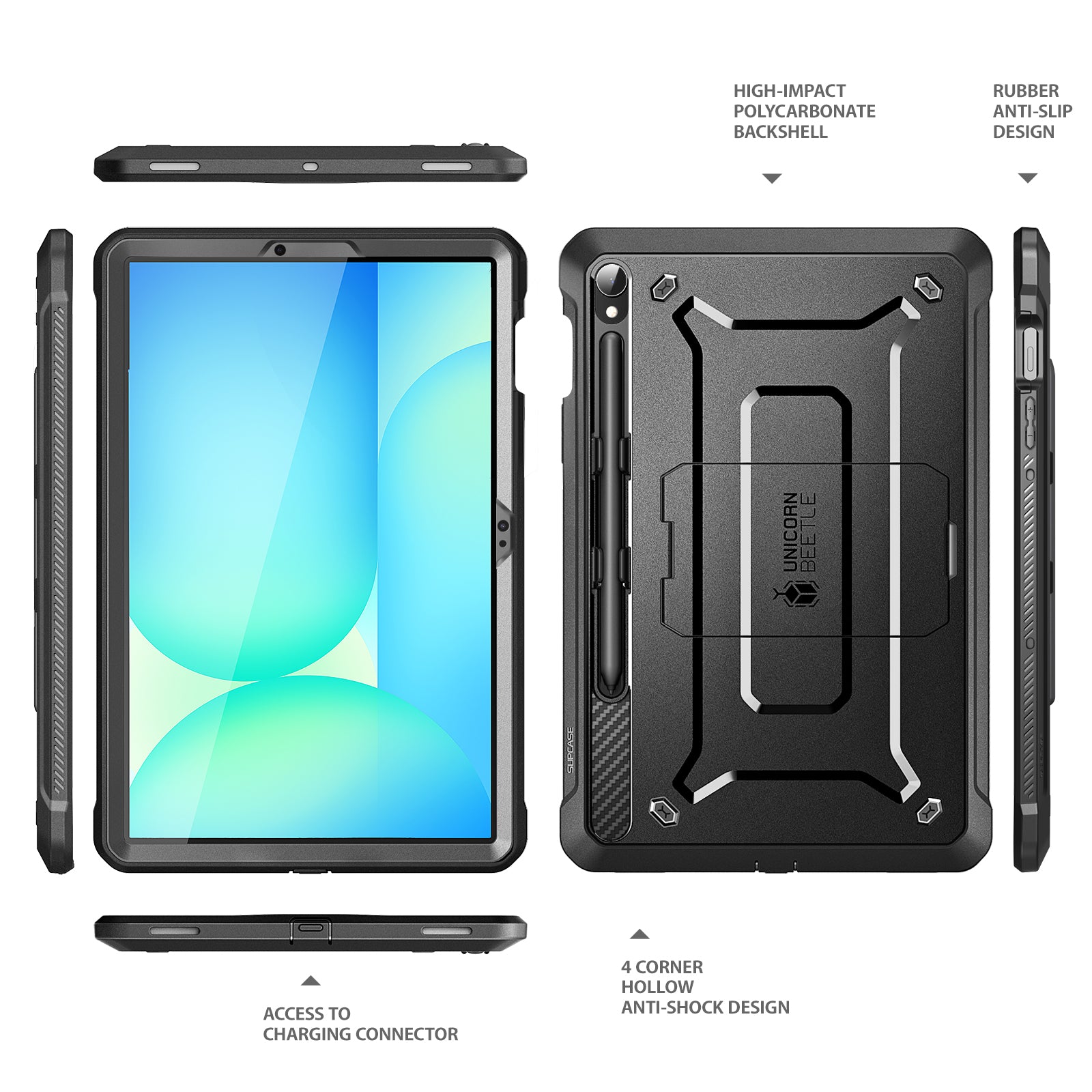 SUPCASE | Galaxy Tab S10 FE Plus | Unicorn Beetle Pro