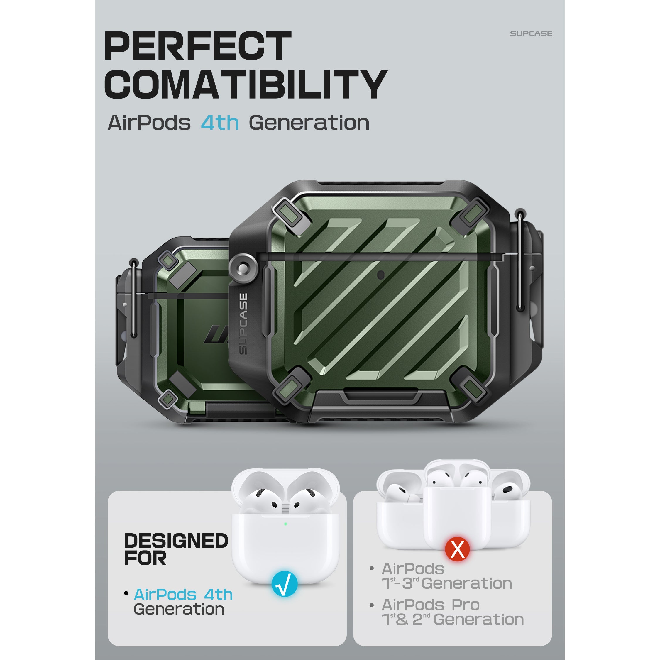 SUPCASE | AirPods 4 | Unicorn Beetle PRO