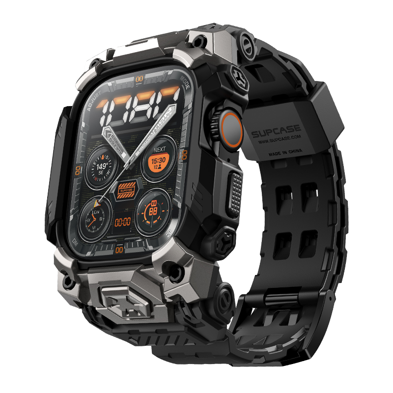 Apple Watch UB Ore Wristband Case (49mm)-Black SUPCASE