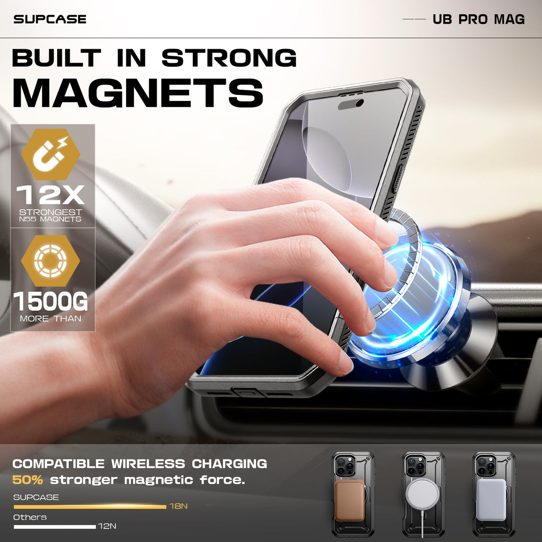 SUPCASE iPhone 16 Pro Max inch (2024) UB Pro MAG Holster Case