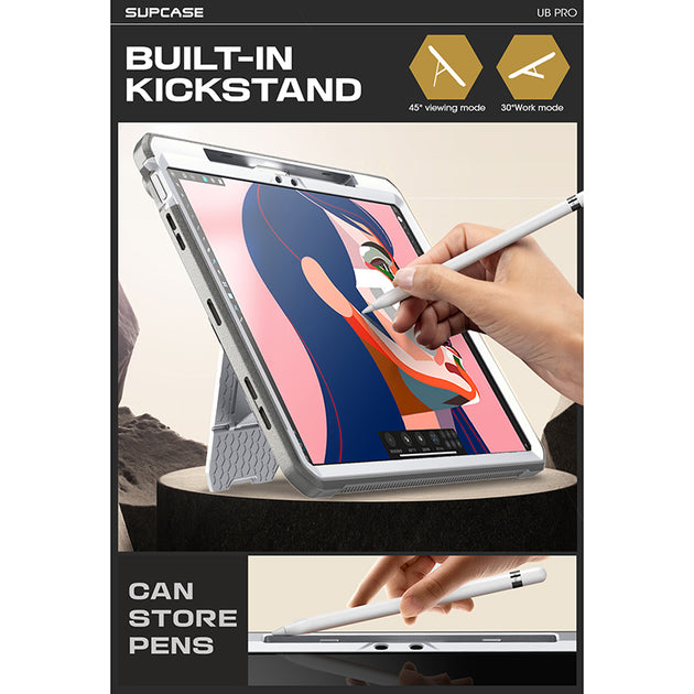 SUPCASE Unicorn Beetle Pro Rugged Case For IPad Pro 11" M4 2024 - Built-in Screen Protector & Stand, Pencil Holder