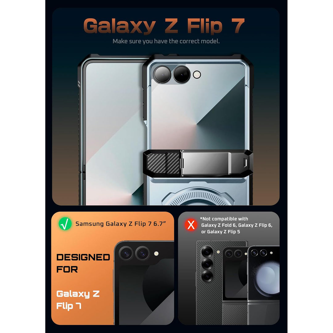 Galaxy Z Flip7 UB Grip Rugged Phonecase with Belt Clip Galaxy Z Flip7 UB Grip Rugged Phonecase with Belt Clip