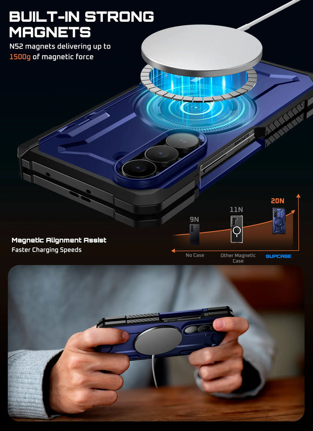 UB GRIP Series Galaxy Z Fold7 MagSafe Case - Azure