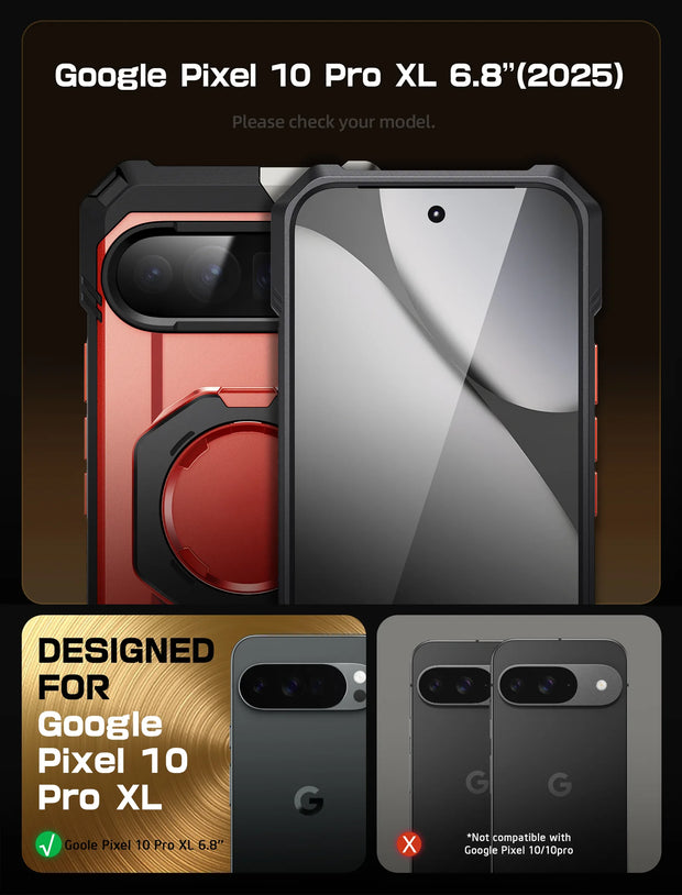 UB GRIP Series Google Pixel 10 Pro XL Protective Phone Case - Ruddy