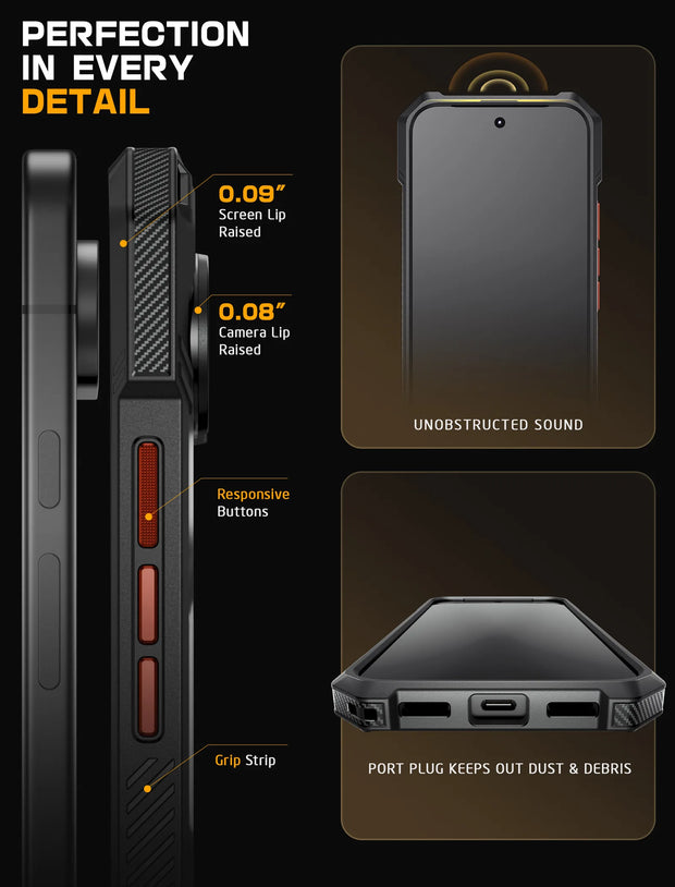 UB GRIP Series Google Pixel 10 Pro XL Protective Phone Case - Ruddy