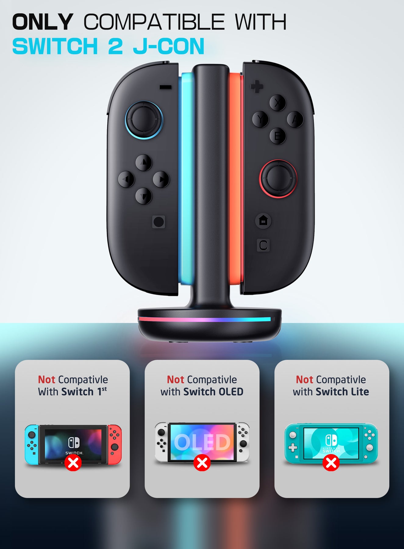 SUPCASE | Nintendo Switch 2| Nintendo Switch 2 Charging Dock & Storage Base