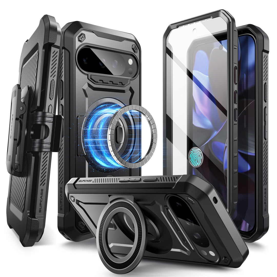 pixel 9 pro phone case Google Pixel 9/9 Pro Unicorn Beetle Pro Mag Rugged Phone Case-Black