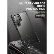 Galaxy S24 Ultra Unicorn Beetle Style Slim Clear Case-Black