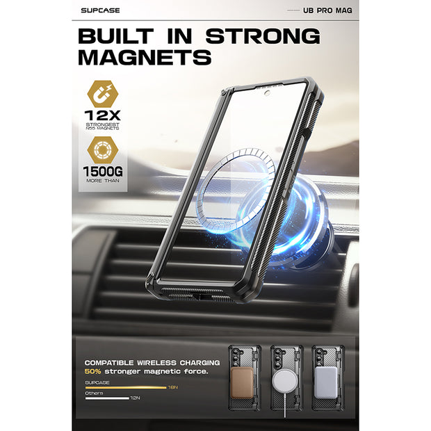 Galaxy Z Fold6 Unicorn Beetle PRO Mag Rugged Case - Black