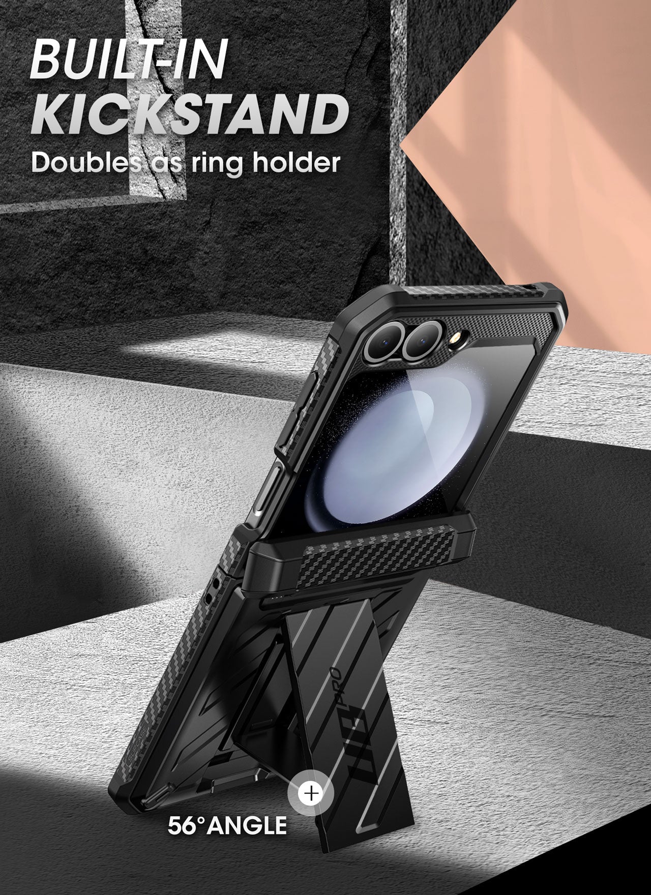 Galaxy Z Flip6 Unicorn Beetle PRO Rugged Phonecase with Belt Clip