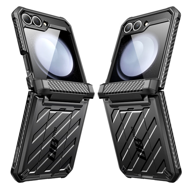 Galaxy Z Flip6 Unicorn Beetle PRO Rugged Case with Belt Clip-Black