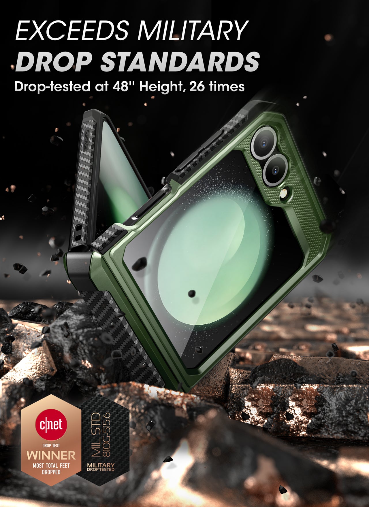 Galaxy Z Flip6 Unicorn Beetle PRO Rugged Phonecase with Belt Clip