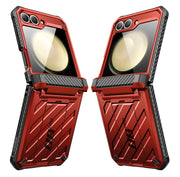 Galaxy Z Flip6 Unicorn Beetle PRO Rugged Case with Belt Clip-Metallic Red