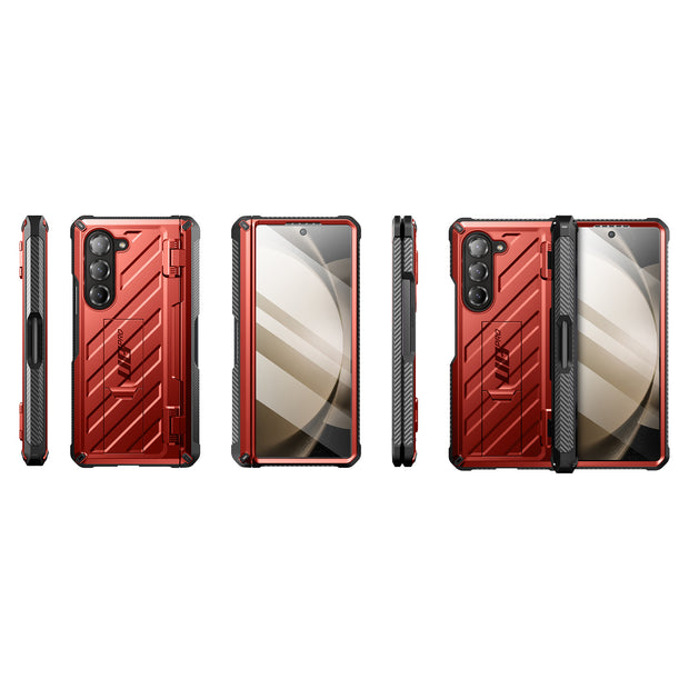 Galaxy Z Fold6 Unicorn Beetle PRO Rugged Case - Metallic Red